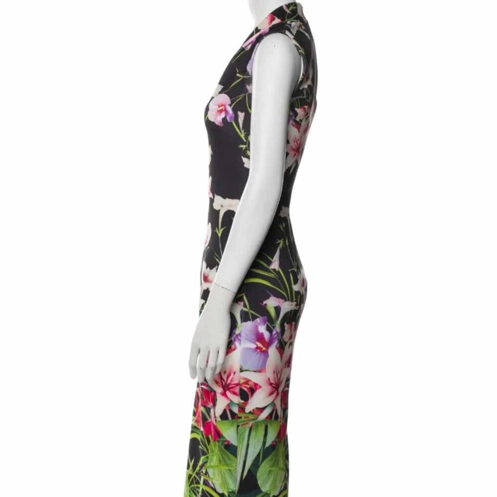 Ted Baker Floral Print Midi Length Dress - Picture 5 of 7
